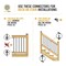 Nuvo Iron 26-In Round Baluster And Connector Combo Kit for Decks And Stairs, 30PK RDPS26-CK - alternate 6